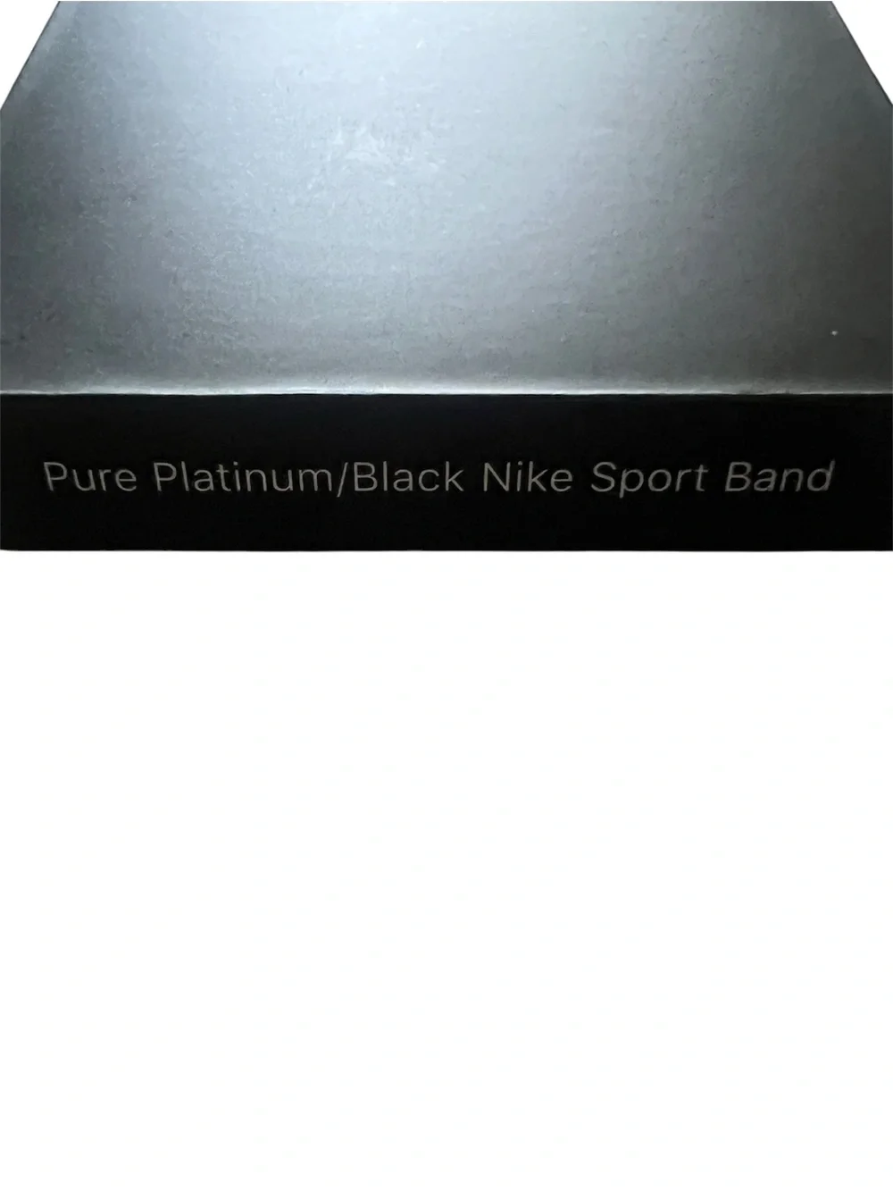 NIB Nike Sport Band for Apple Watch™ in Pure Platinum/Black - Size 40mm